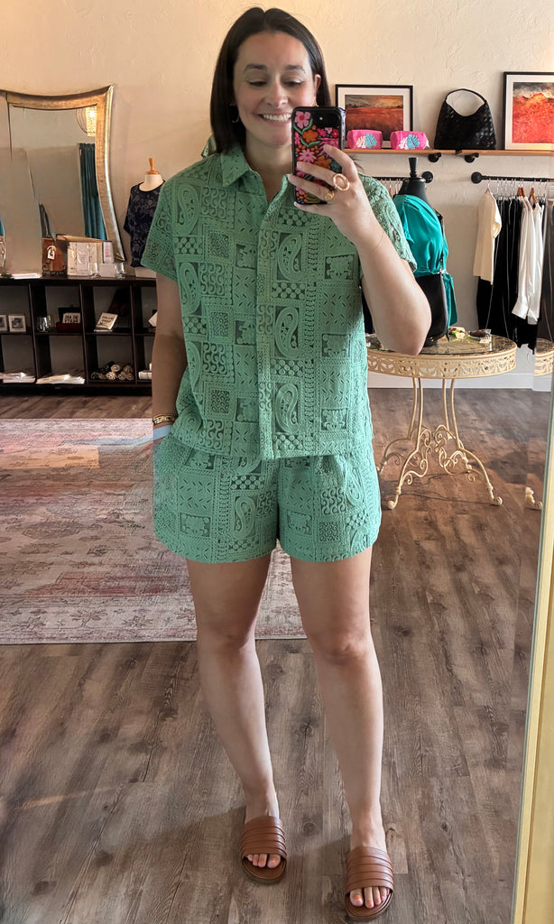 Patch Lace Shorts