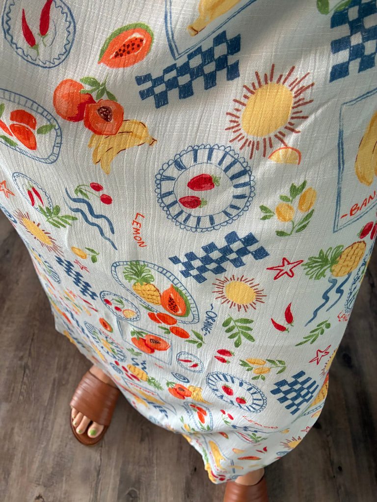 Vacation Print Dress