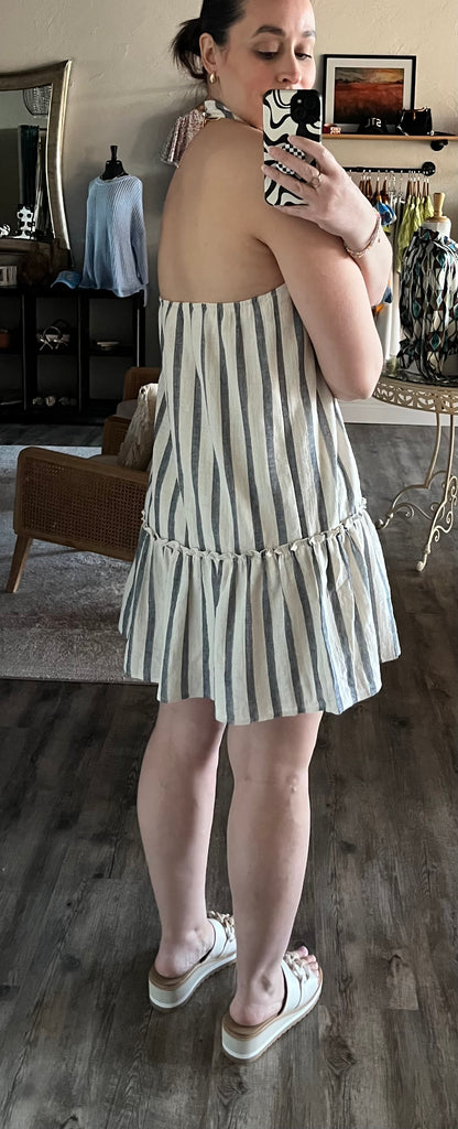 Stripe Tiered Dress