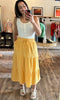 Tiered Maxi Skirt