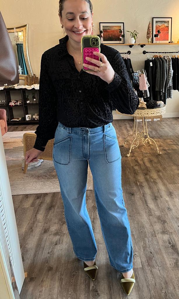 HR Wide Leg Jean