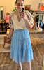 Organza Midi Skirt