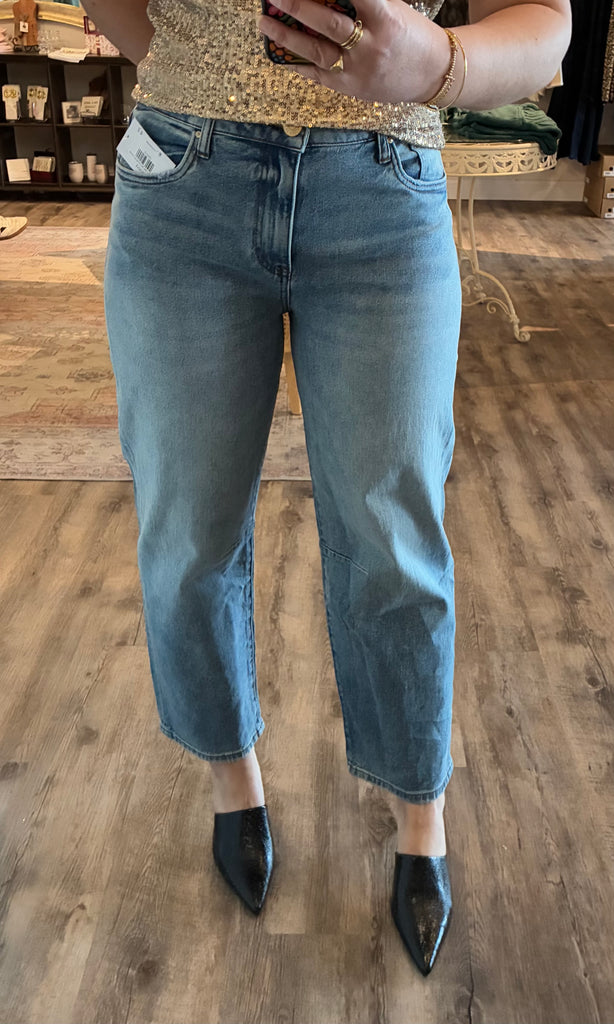 Ashton HR Barrel Leg Jean