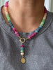 Watercolor Lariat Necklace