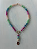 Watercolor Lariat Necklace