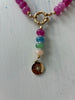 Watercolor Lariat Necklace